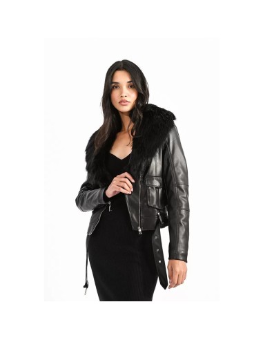 MOLLY BRACKEN CHAQUETA HA088BH_NG NEGRO (W)