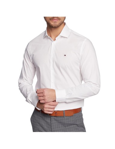 TOMMY HILFIGER CAMISA MW0MW25040_BL BLANCO (M)