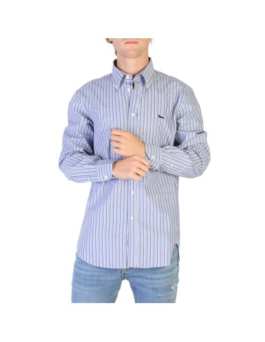 HARMONT & BLAINE CAMISA CRCO88010710B_AZ BLANCO-AZUL (M)