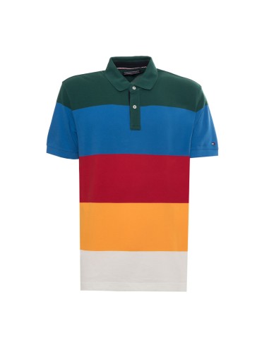 TOMMY HILFIGER POLO MW0MW07173_MUL MULTICOLOR (M)