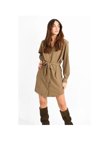 MOLLY BRACKEN VESTIDO T1624BBN_MA MARRON (W)