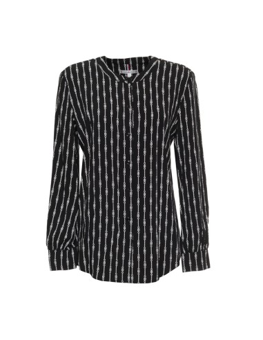 TOMMY HILFIGER CAMISA WW0WW30091_NG NEGRO (W)