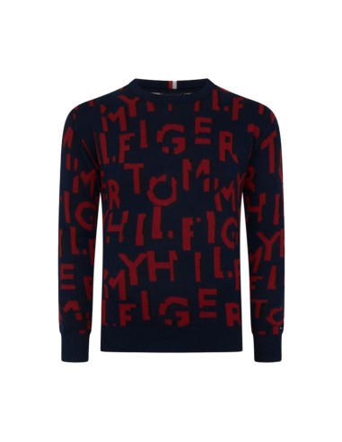 TOMMY HILFIGER JERSEY MW0MW19563_MAR MARINO (M)