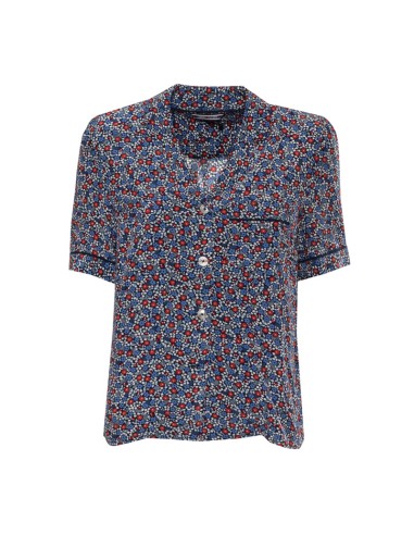 TOMMY HILFIGER CAMISA WW0WW17779_EST ESTAMPADO MULTICOLOR (W