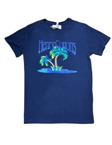 HENRY COTTONS HC-TS1_MAR CAMISETAS (M)